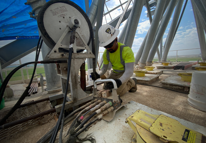 EGM, Inc- Bin whip/drill silo bin