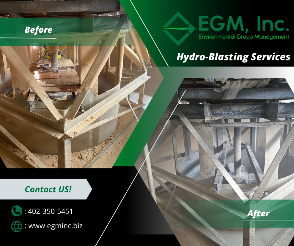 EGM inc Hydroblasting services